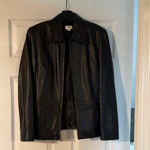Apt. 9 Black Leather Jacket